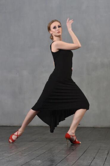 Платье для танцев SM8020 037, чёрный