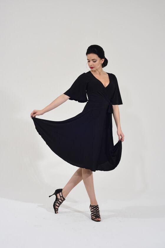 Платье для аргентинского танго женское Studio Moscow SM8006 037, чёрный