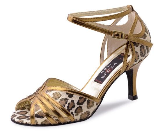 Туфли для танцев Nueva Epoca Saskia-8, леопард