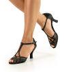 Туфли для танцев Anna Kern 640-60, черные, атлас