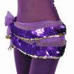 Пояс-платок для восточных танцев, фиолетовый - S314416 011